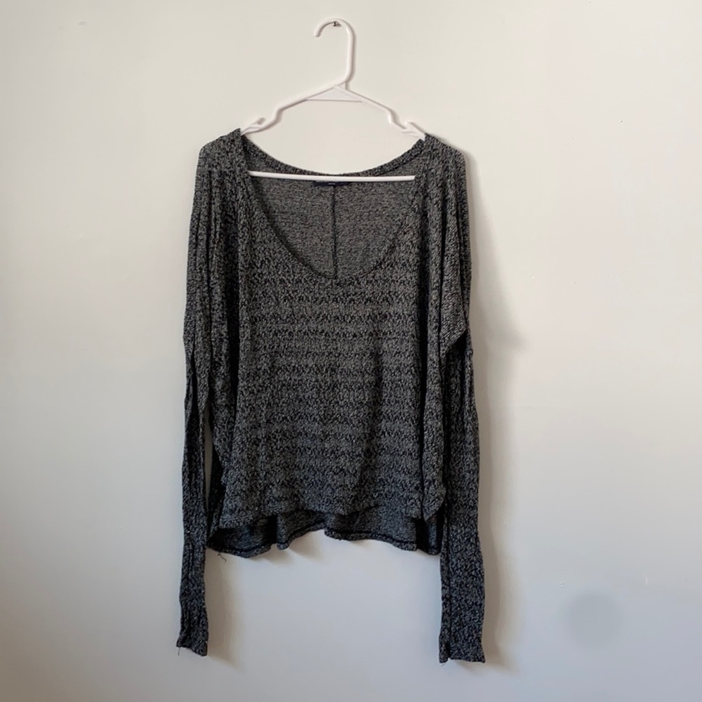 Lightweight Brandy Melville Wide V-Neck Sweater